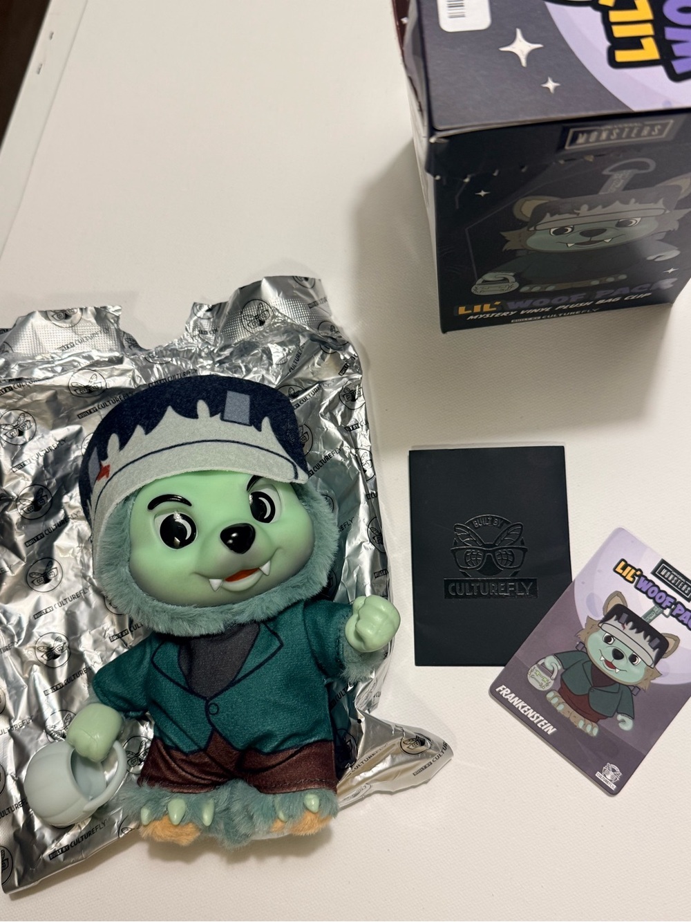 Lil Woof Pack Frankenstein Plush Costume in Green